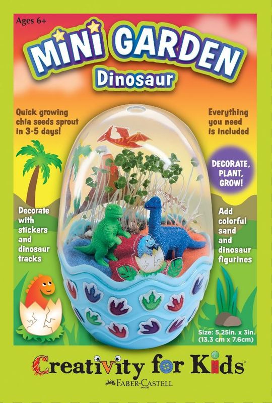 TOY CREATIVITY FOR KIDS MINI GARDEN DINOSAUR