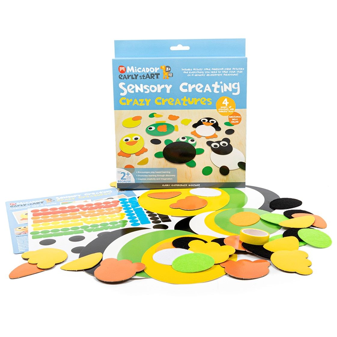 ACTIVITY PACK MICADOR EARLY START SENSORY CRAZY CREATURES