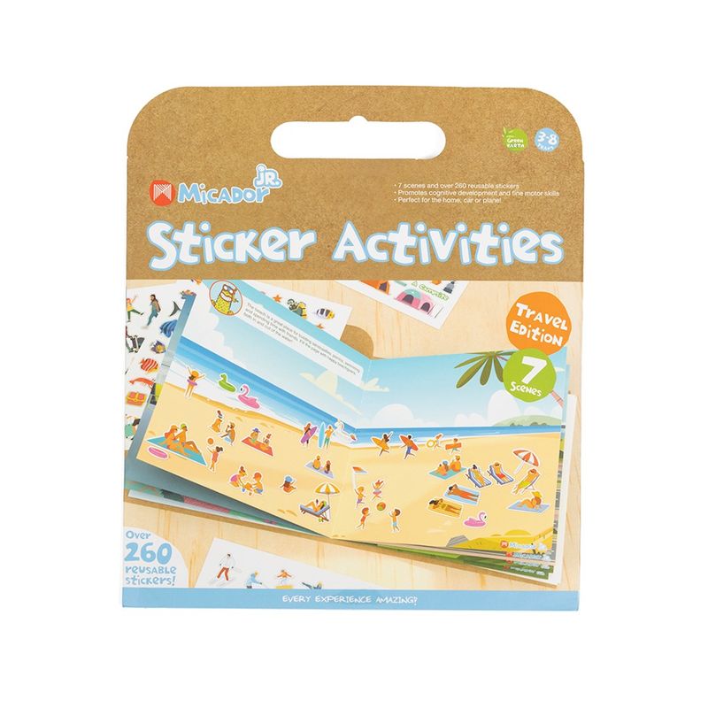 ACTIVITY PACK MICADOR JR TRAVEL STICKERS
