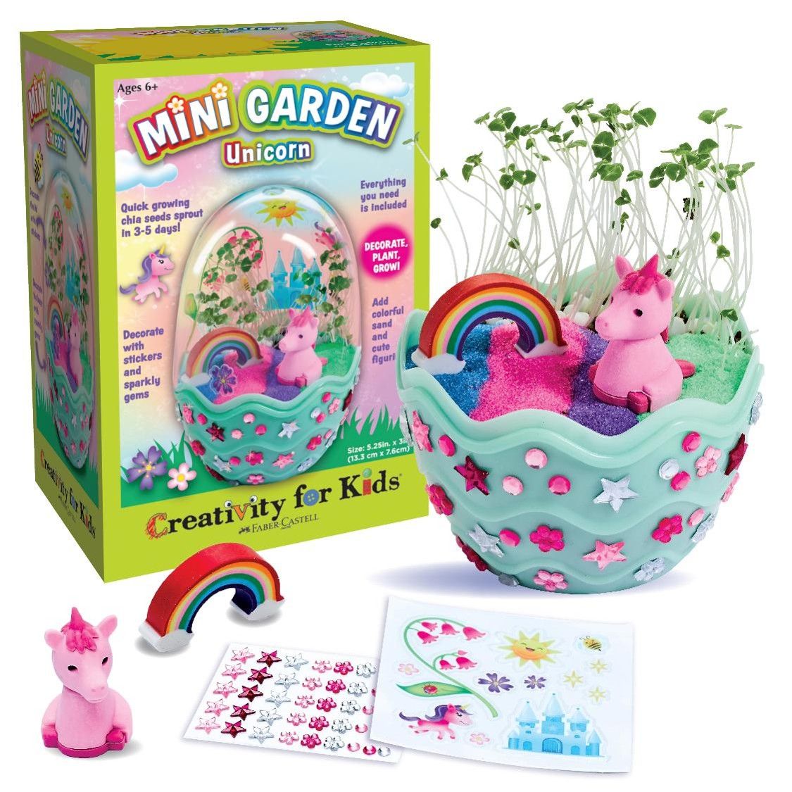 TOY CREATIVITY FOR KIDS MINI GARDEN UNICORN
