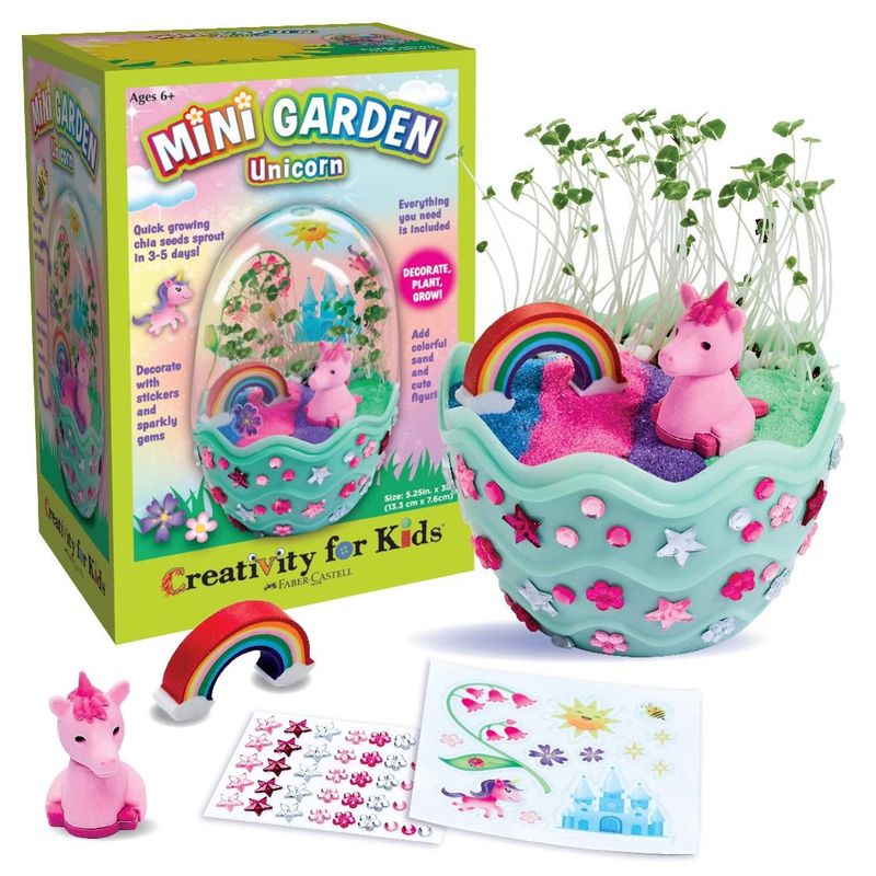 TOY CREATIVITY FOR KIDS MINI GARDEN UNICORN