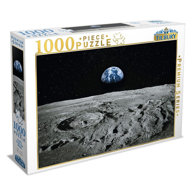 JIGSAW PUZZLE TILBURY PREMIUM 1000PCE EARTH FROM THE MOON