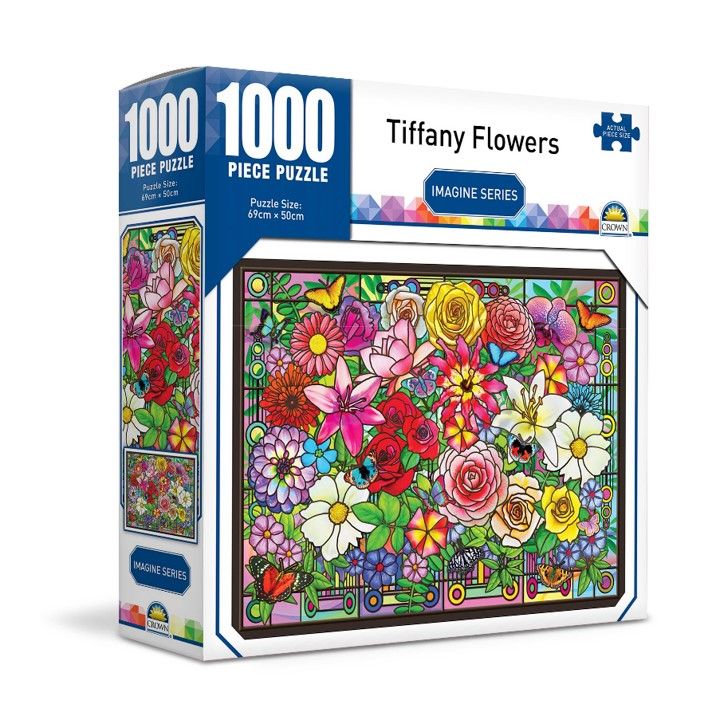 JIGSAW PUZZLE CROWN 1000PCE IMAGINE SERIES 3 3 ASST