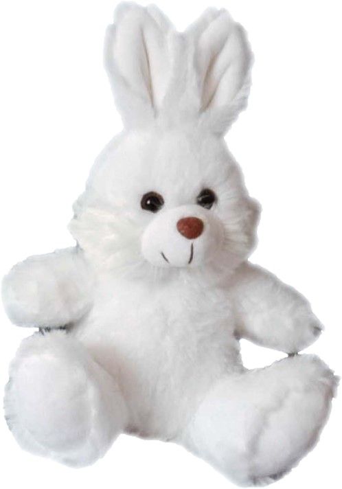 SOFT TOY ELKA 30CM BUNNY BUGSY WHITE