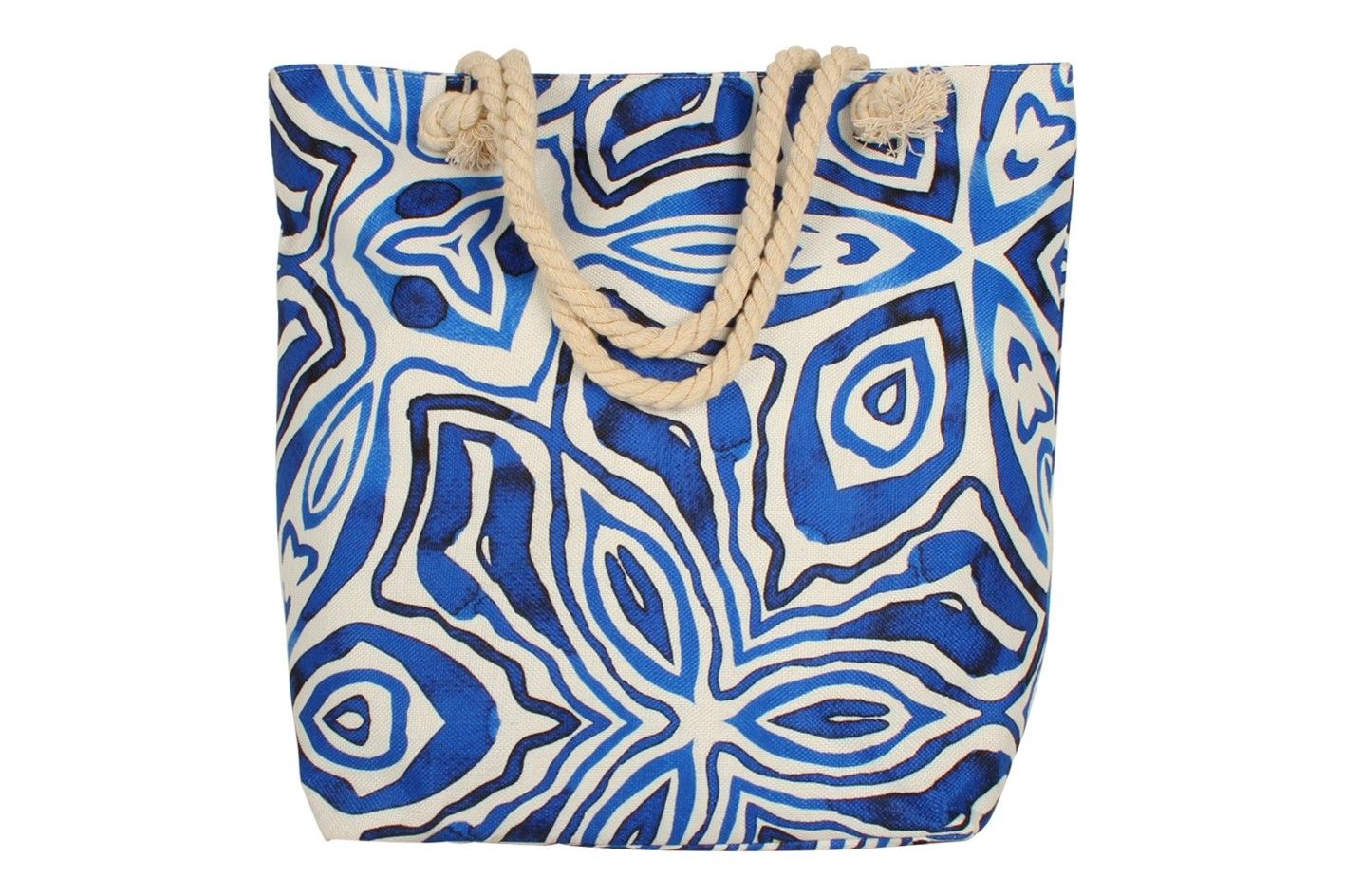 GIFT BEACH BAG 50X42X15CM OCEAN TIE TYE