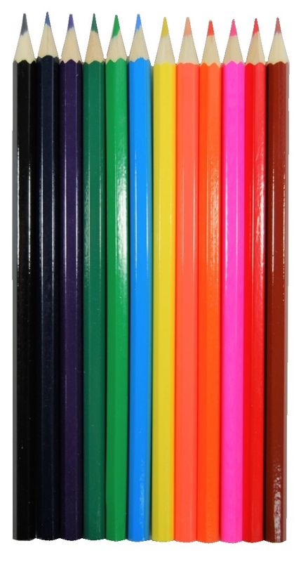 PENCILS COLOURED SCHOOLPRO HEXAGON BX12