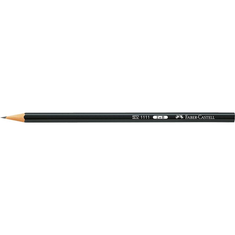 PENCIL GRAPHITE FABER-CASTELL ECONOMY 1111 2B BX6