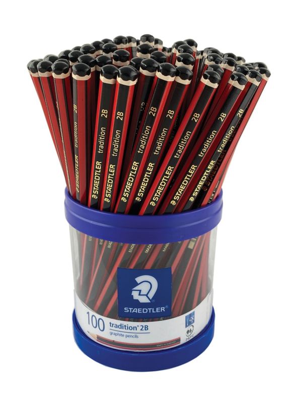 PENCIL STAEDTLER TRADITION 110 2B CUP OF 100