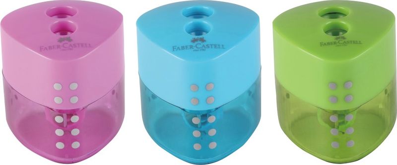 SHARPENER FABER-CASTELL GRIP AUTO DOUBLE FASHION