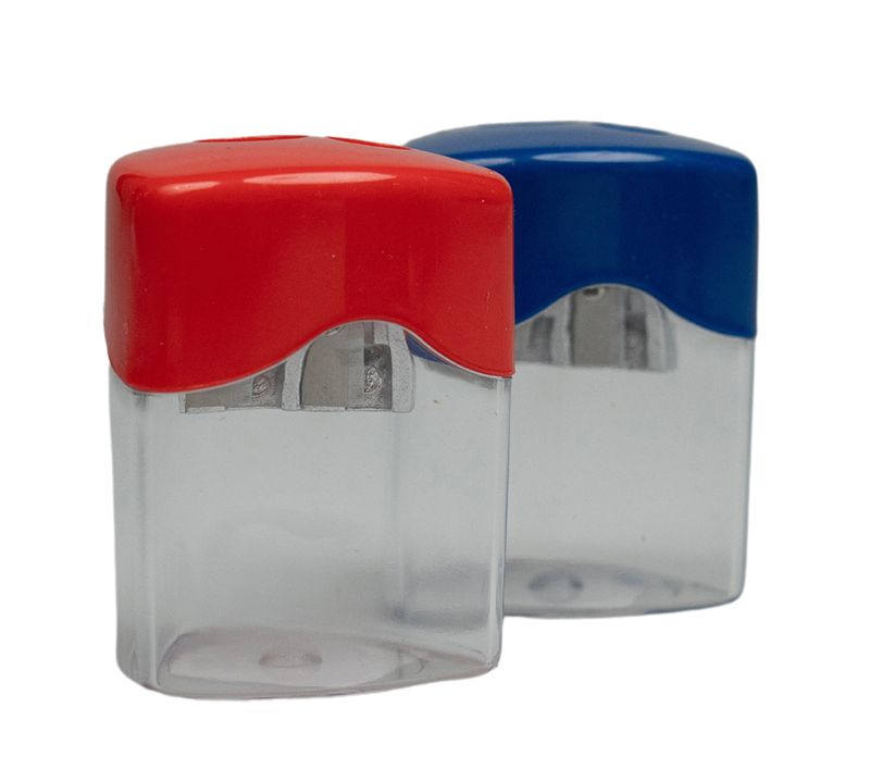 SHARPENER STAT METAL DOUBLE W/CANISTER