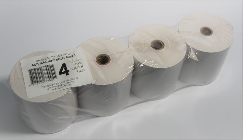ADD MACHINE ROLLS GNS 80X80 70GSM THERMAL
