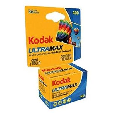 FILM KODAK GC135-36 ULT MAX 4400 CARDED YELLOW/BLUE 10