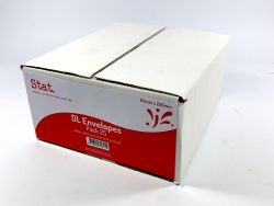 ENVELOPE STAT DL SECRET PEEL/SEAL PK25