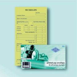ENVELOPE ZIONS PRINTED PAY KRAFT S/SEAL PK50