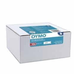 LABEL TAPE DYMO D1 12MMX7M 45013 BLACK ON WHITE CTN10