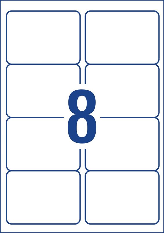 LABEL AVERY COPIER/LASER L7165GU 99.1X67.7 8UP BX100