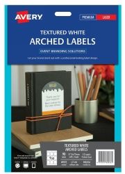 LABEL AVERY EVENTS & BRANDING L7140 ARCHED 9 UP 57.2X77MM PK10