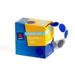 LABEL AVERY DISP 24MM BLUE DOT DMC24BL