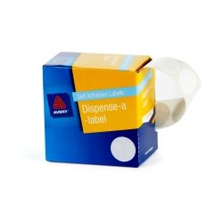 LABEL AVERY DISP 24MM WHITE DOT DMC24C