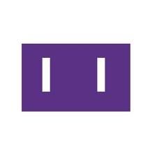LABELS COLOUR CODING AVERY 25X38MM I SIDE TAB PURPLE PK180