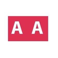 LABELS COLOUR CODING AVERY 25X38MM A SIDE TAB PINK PK180