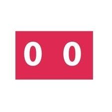 LABELS COLOUR CODING AVERY 25X38MM 0 SIDE TAB PINK PK180