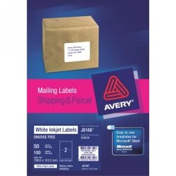 LABEL AVERY INKJET J8168-50 2UP