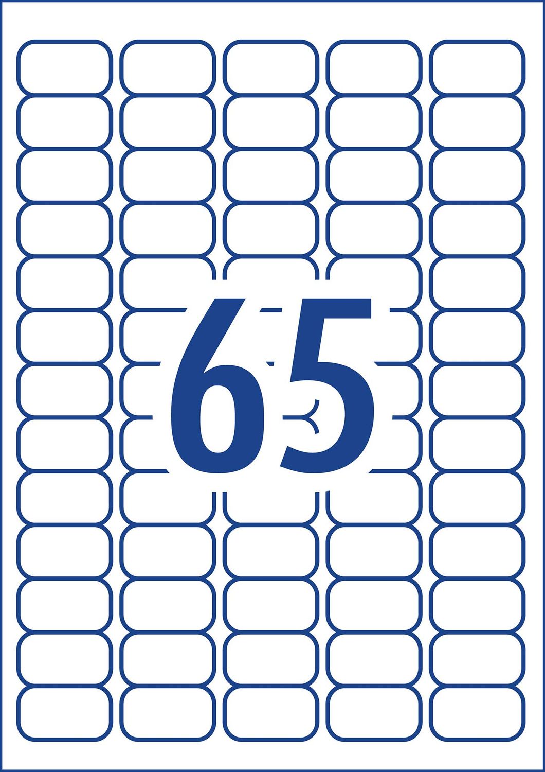 LABEL AVERY FSC INKJET J8651R MINI ADDRESS 65UP 936034 PK25