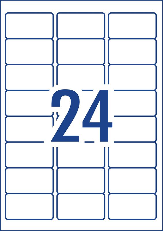 LABEL AVERY FSC INKJET J8159 ADDRESS 24UP PK25