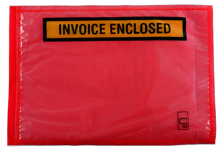 LABELOPES CUMBERLAND 165X115MM INV ENCLOSED RED BX1000