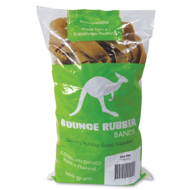 RUBBER BANDS BOUNCE 500GM SIZE 85