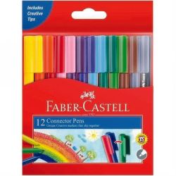 MARKER FABER-CASTELL CONNECTOR PENS COLOUR WLT12
