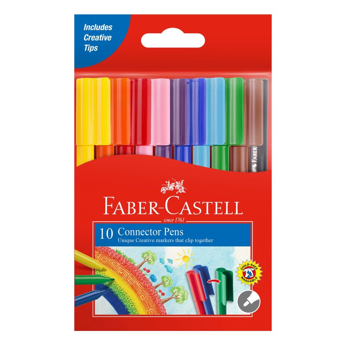 MARKER FABER-CASTELL CONNECTOR PENS WLT10