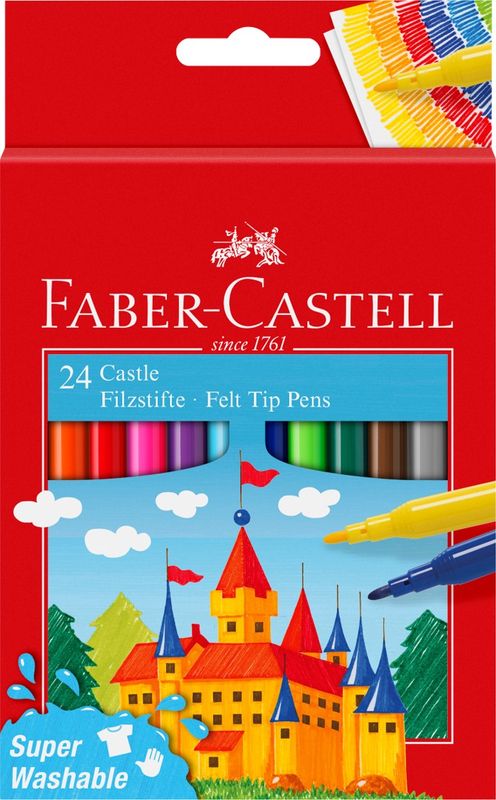 MARKER FABER-CASTELL COLOUR ASSTD WLT20