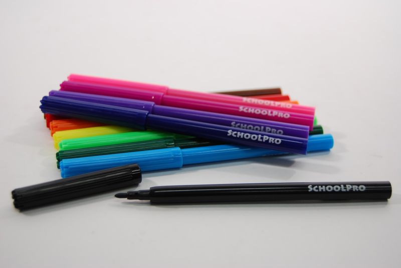 MARKER SCHOOLPRO ASSORTED WLT12