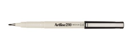 PEN ARTLINE FINELINER 210 0.6MM MEDIUM BLACK