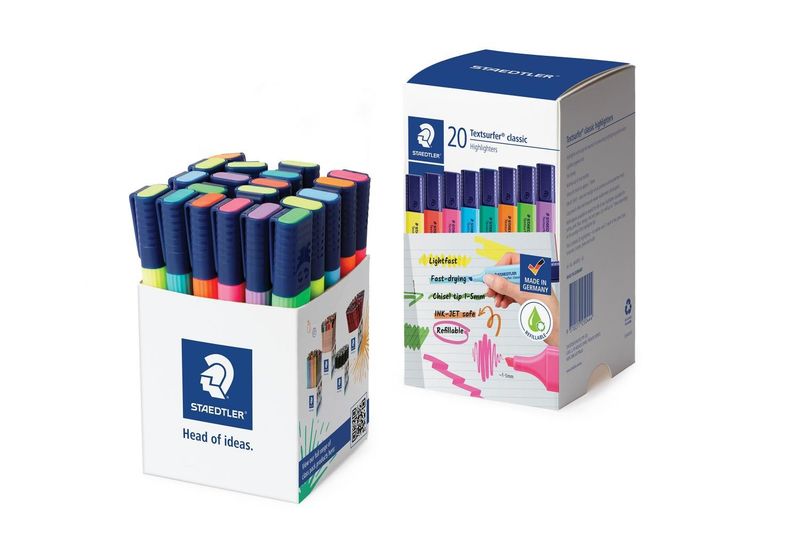 HIGHLIGHTER STAEDTLER TEXTSURFER CLASSIC CUP20