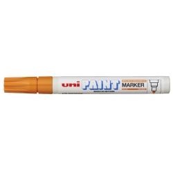 MARKER PAINT UNI PX20 2.8MM MEDIUM BULLET TIP ORANGE