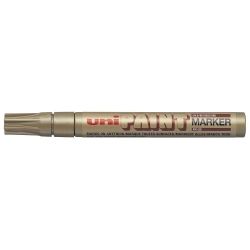 MARKER PAINT UNI PX20 2.8MM MEDIUM BULLET TIP GOLD