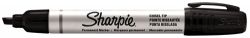 MARKER SHARPIE METAL BARREL 2.5MM CHISEL TIP BLACK
