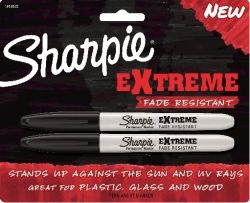 MARKER SHARPIE EXTREME BLACK PK2