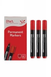 MARKER STAT PERMANENT 2.0MM BULLET NIB RED
