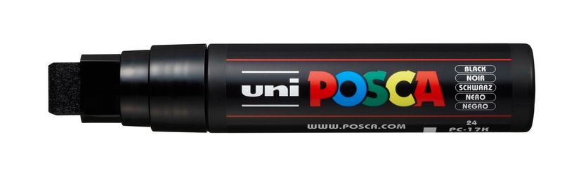 MARKER UNI POSCA PC17K 15MM BLACK
