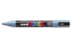 MARKER UNI POSCA PC5M BULLET TIP SLATE GREY