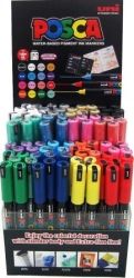 MARKER UNI POSCA PC1M POLY BULLET TIP 1.0MM ASST BX12