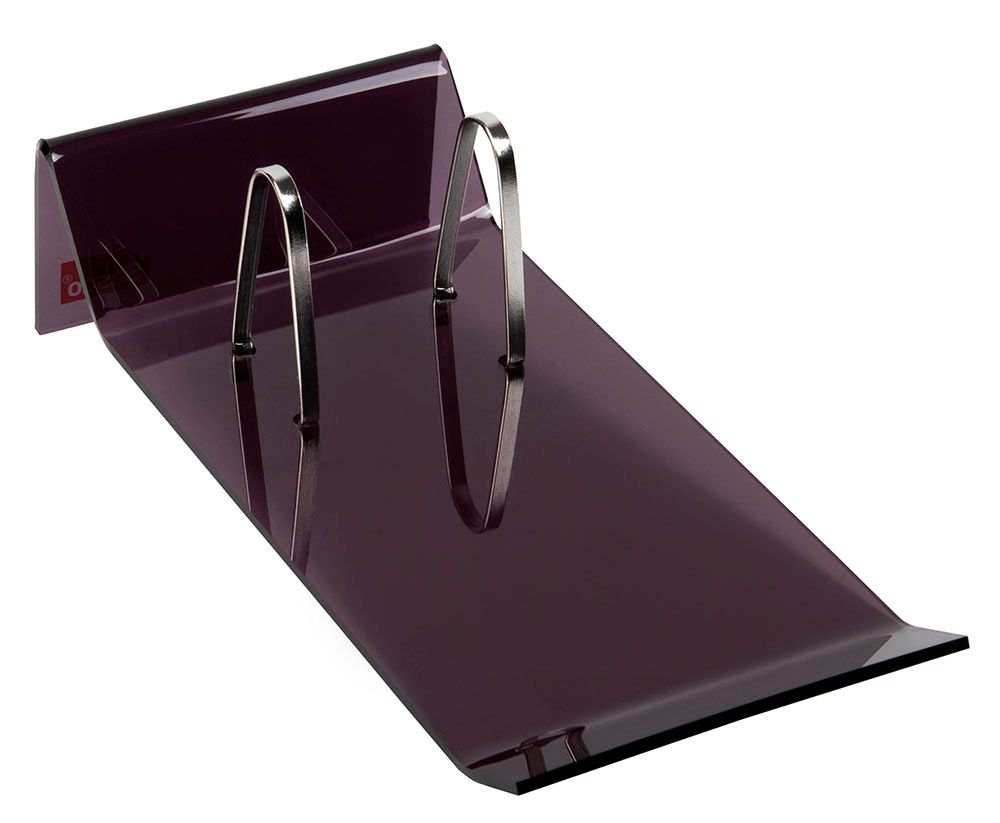 DESK CALENDAR STAND SASCO ACRYLIC TOP PUNCH BROWN