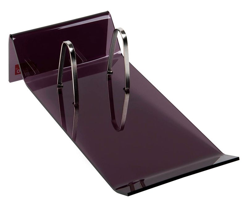 DESK CALENDAR STAND SASCO ACRYLIC TOP PUNCH BROWN