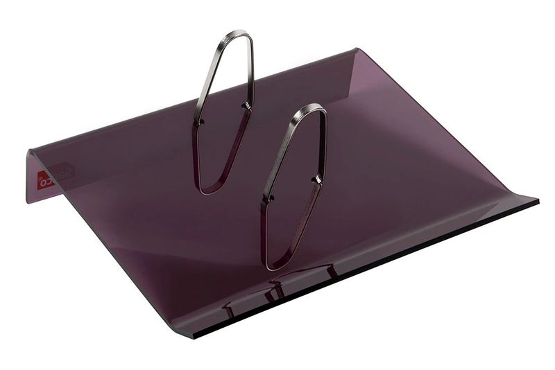 DESK CALENDAR STAND SASCO ACRYLIC SIDE PUNCH BROWN