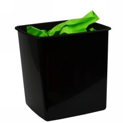 TIDY BIN ITALPLAST GREENR RECYCLED BLACK