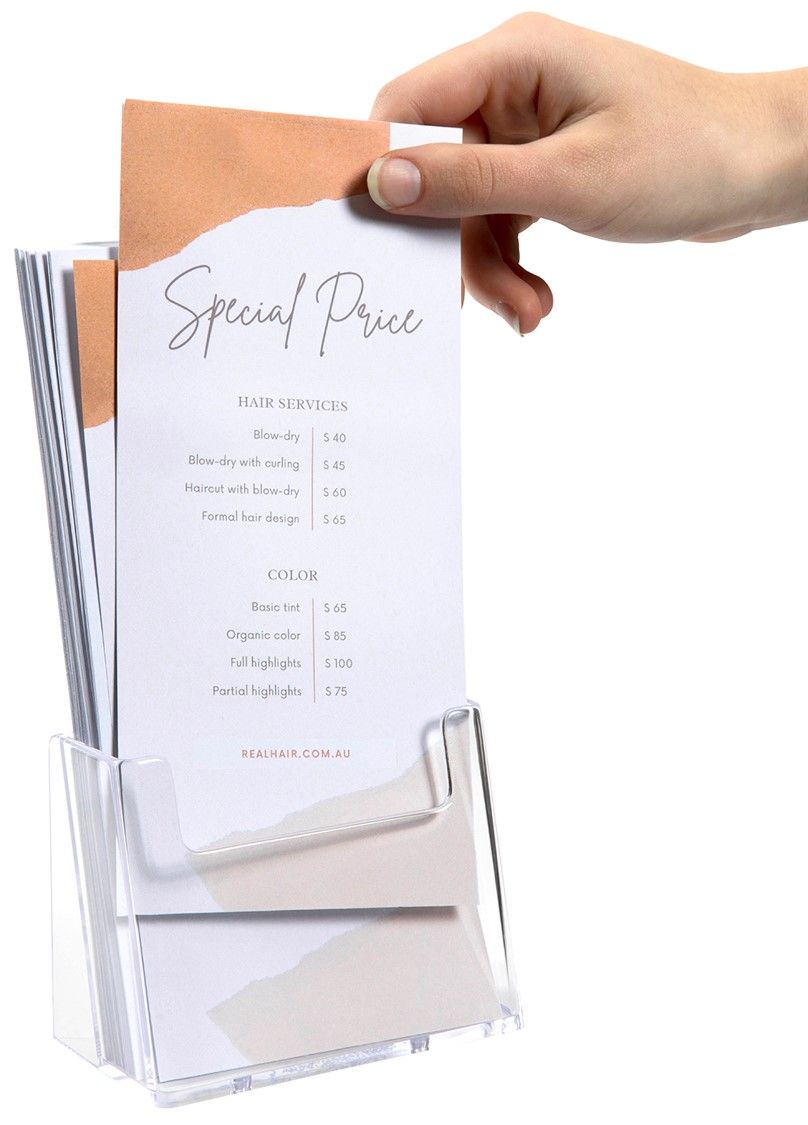 BROCHURE HOLDER ESSELTE DL FREESTANDING